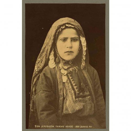 Portrait of a Palestinian woman in Jerusalem, Ottoman Jerusalem