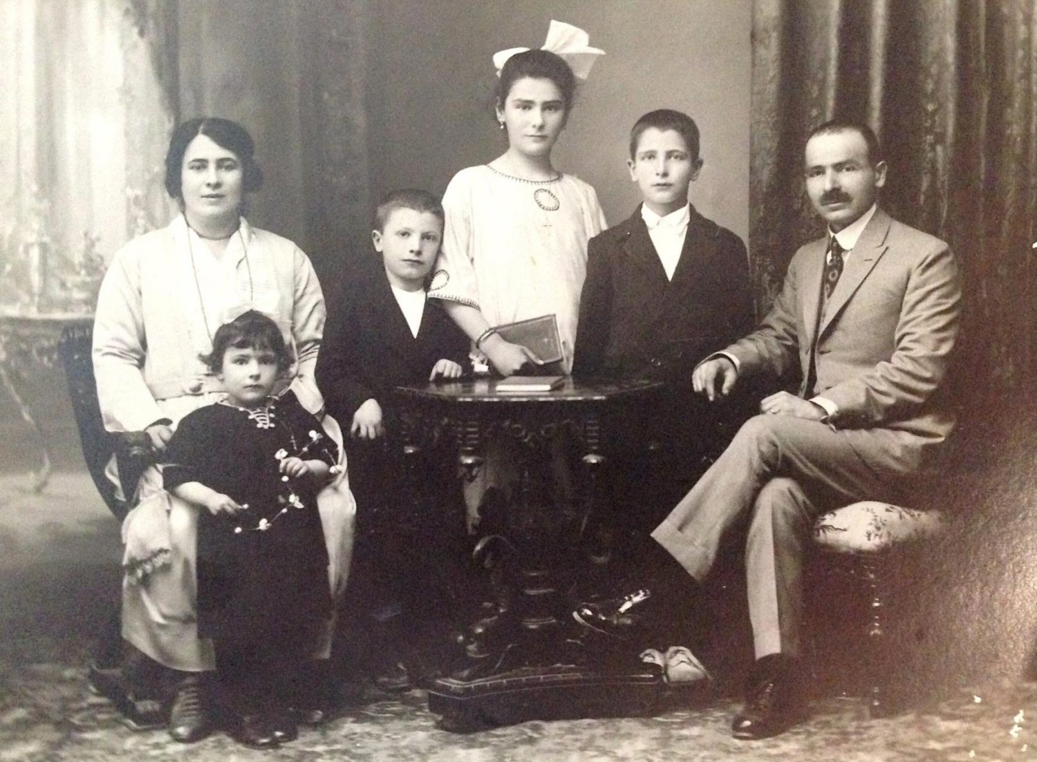 Ohannessian family, c. 1923, Jerusalem, Palestine.