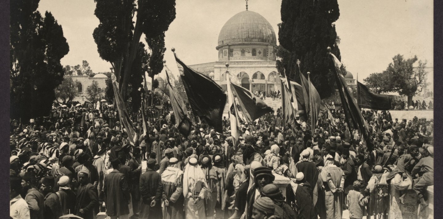 Nebi Musa ceremony, Jerusalem, c. 1920