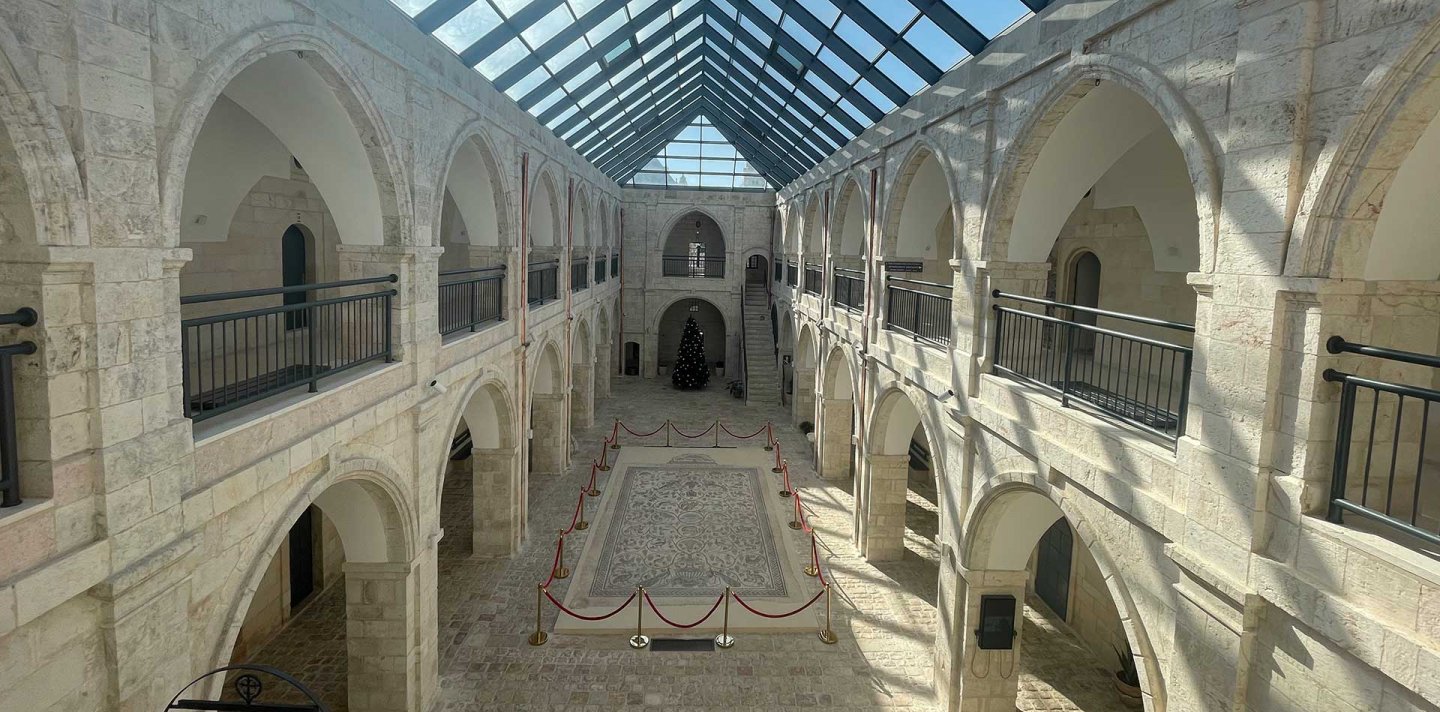 Courtyard of the Armenian Museum in Jerusalem