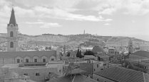 Jerusalem & Olivet from Freres School: Jerusalem ca. between 1940 and 1946