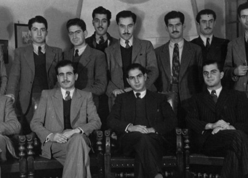 Men’s Club at the Jerusalem YMCA, mid-1940s