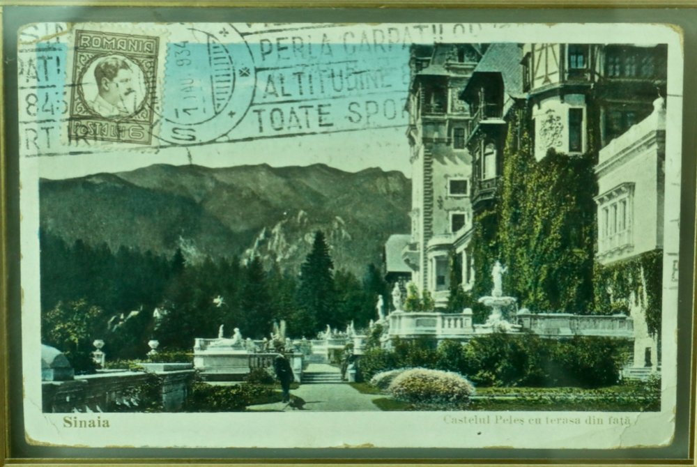 Postcard from Sani Meo's father in Romania, 1934