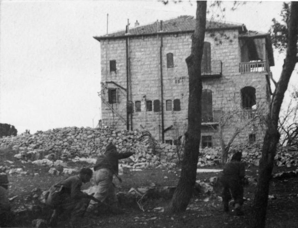Palmach forces invade the Jerusalem neighborhood of Qatamon during Operation Yevusi
