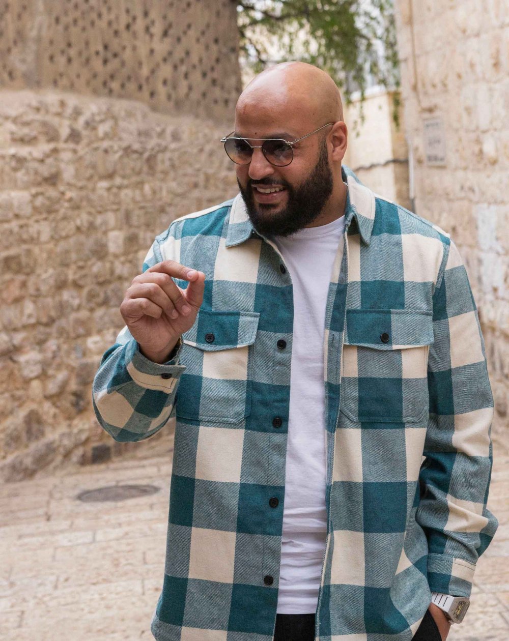 Palestinian rapper Ahmad Abu Baker talks about hip-hop themes in Jerusalem life.