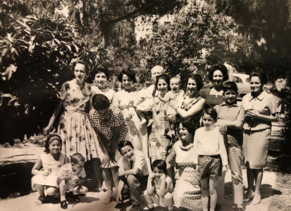 Farah family reunion, August, 1964, Jerusalem