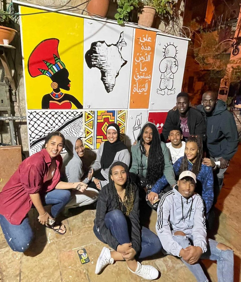 Youth members who comprise the next generation of Jerusalem's Afro-Palestinian community find connection through the ACS