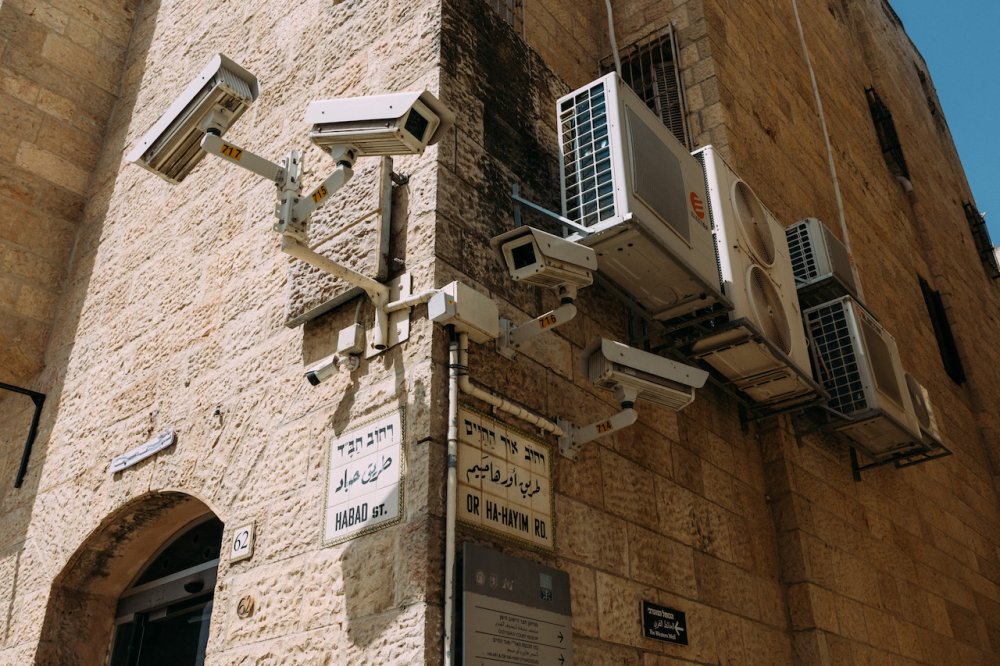 Israeli surveillance cameras keep continuous watch over every movement in Jerusalem’s Old City
