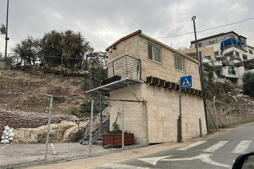 Israeli security outpost and archaeological field office set up in Silwan
