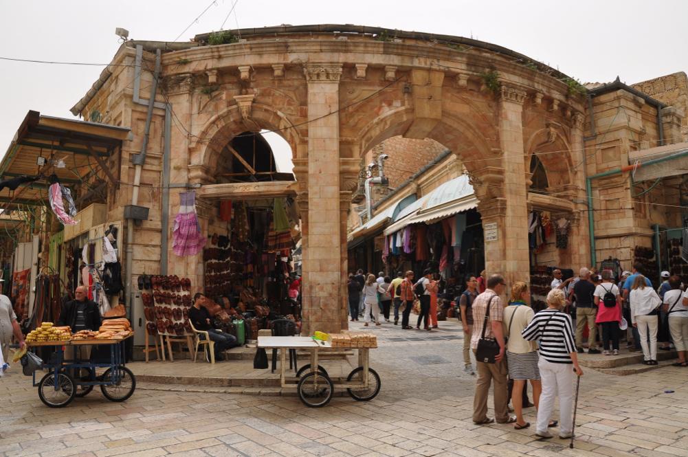 Shops in Jerusalem's Old City, 2013