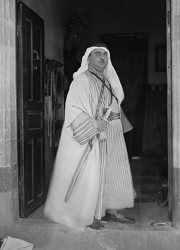 Portrait of historian Aref al-Aref