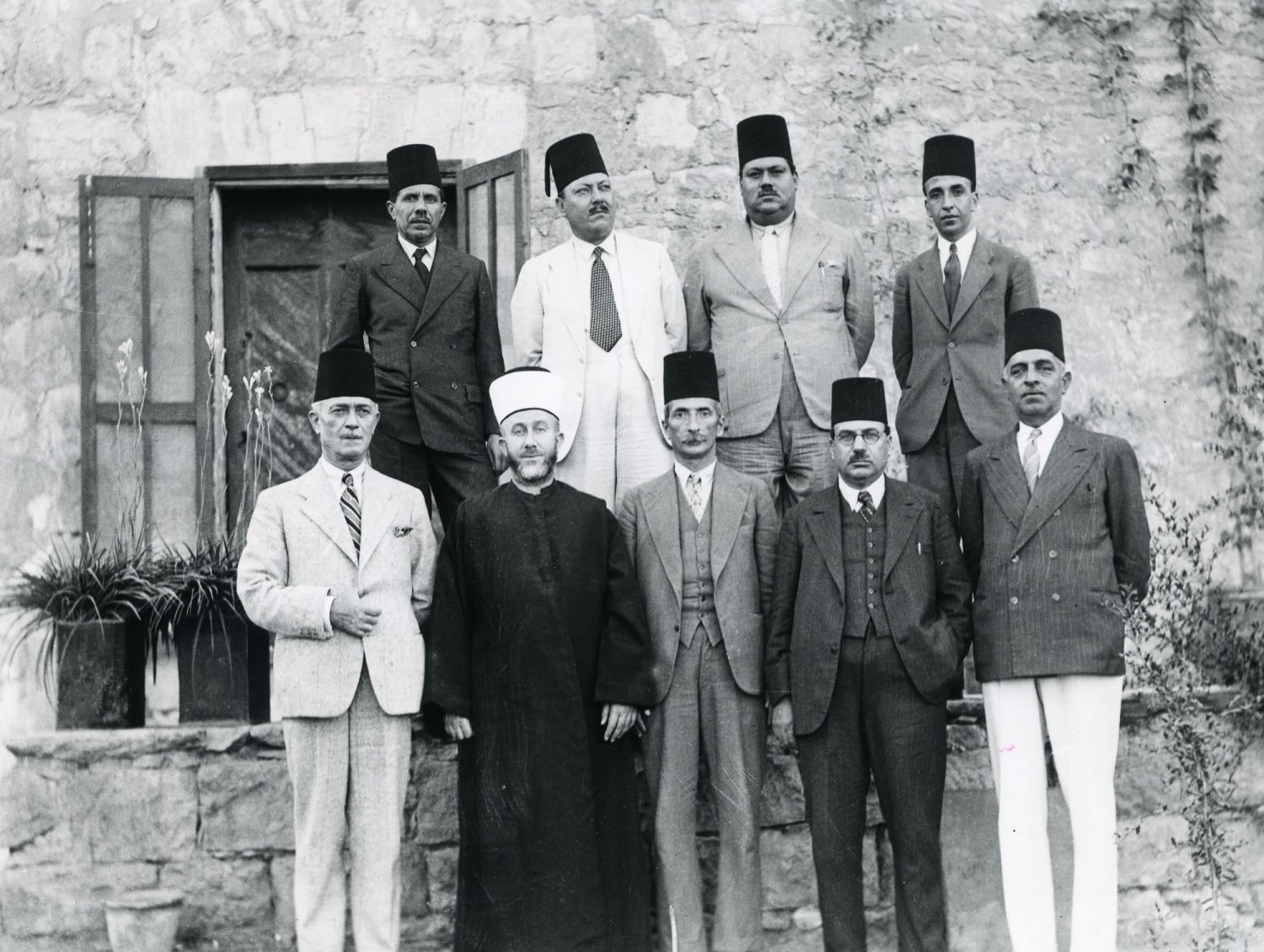 Members of the Arab Higher Committee, April 25, 1936