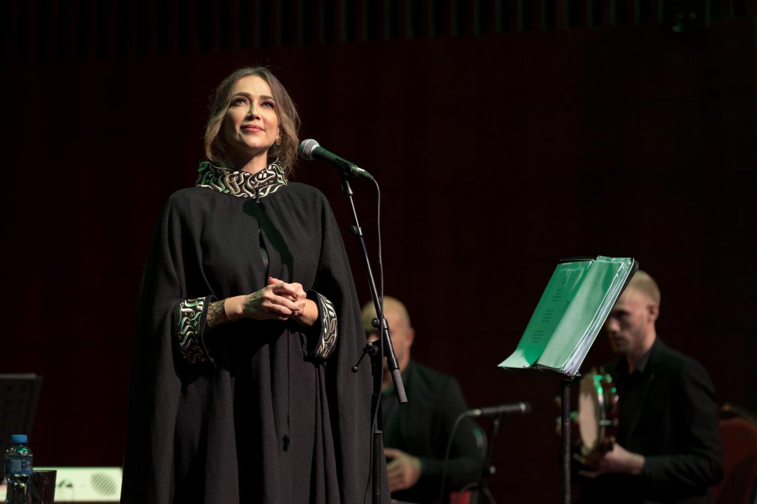 Dalal Abu Amneh performs at a music festival sponsored by Yabous Cultural Centre, Jerusalem, September 16, 2022.