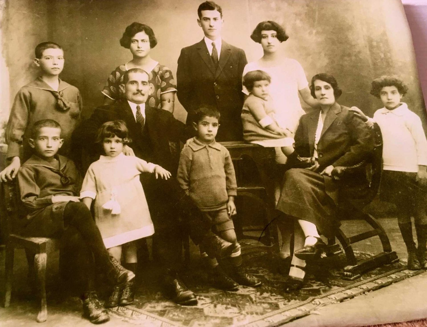 The family of Khalil Beidas, Jerusalem, ca. 1926