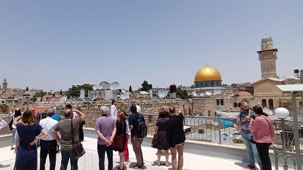 Open Jerusalem hosts event at Khalidi Library in the Old City, June 17, 2023