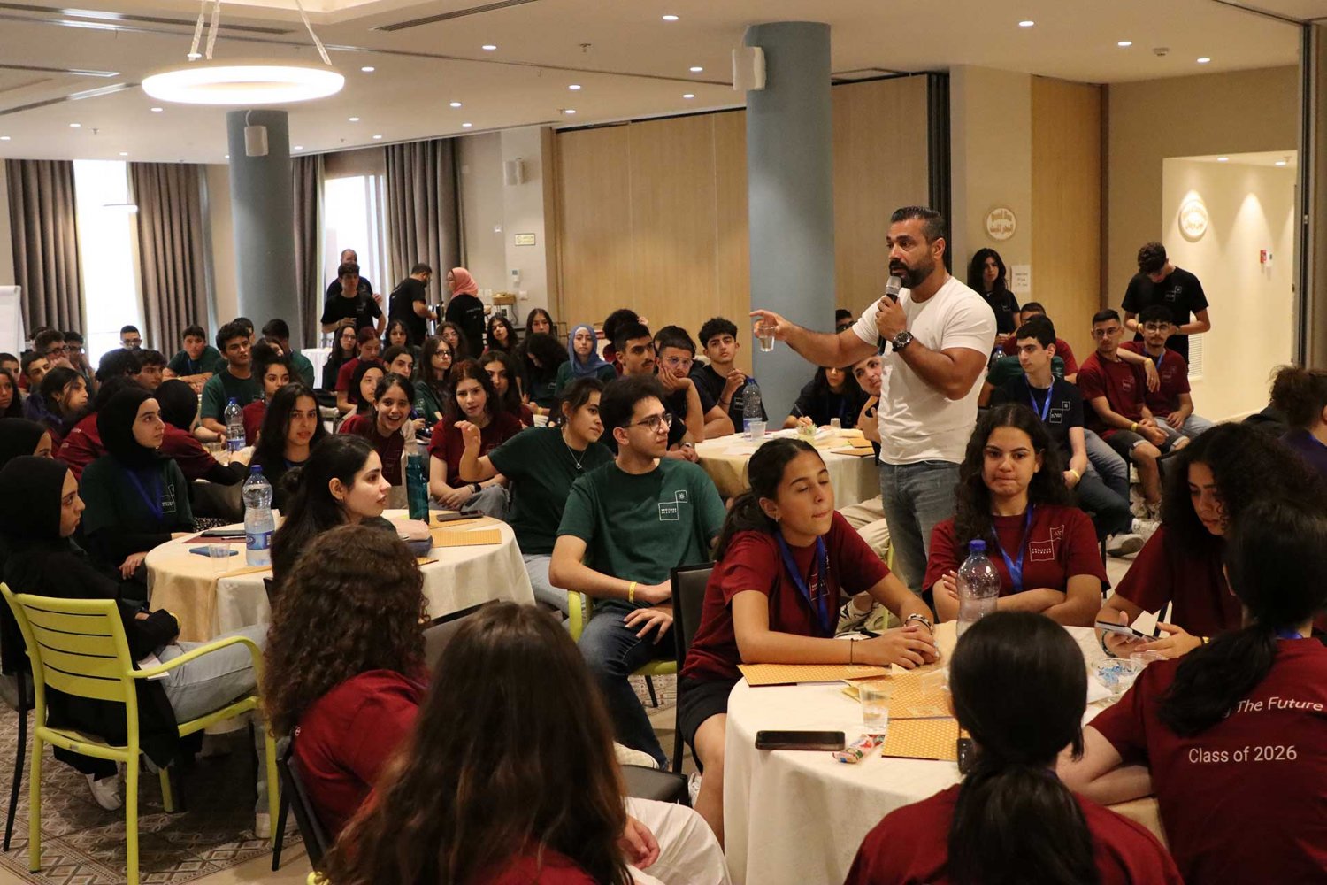 Gifted Palestinian students at AlNayzak's Horizons Academy, 2023